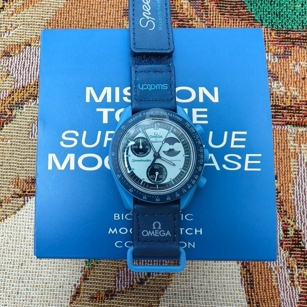 Swatch x Omega MISSION TO THE Super Blue Moonphase Watch